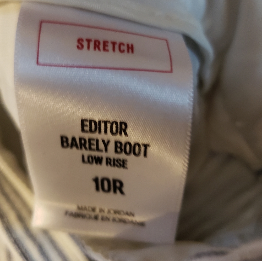 Express Editor Barely Boot Low Rise Sz-10r Blue S… - image 6